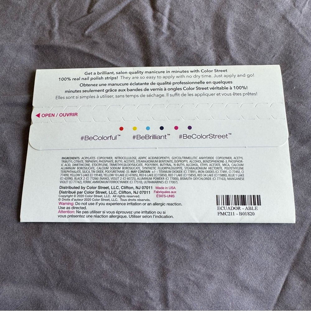*Retired* Color Street: Ecuador-able | Hot Pink Orange Summer Bright Neon Red - Picture 4 of 13